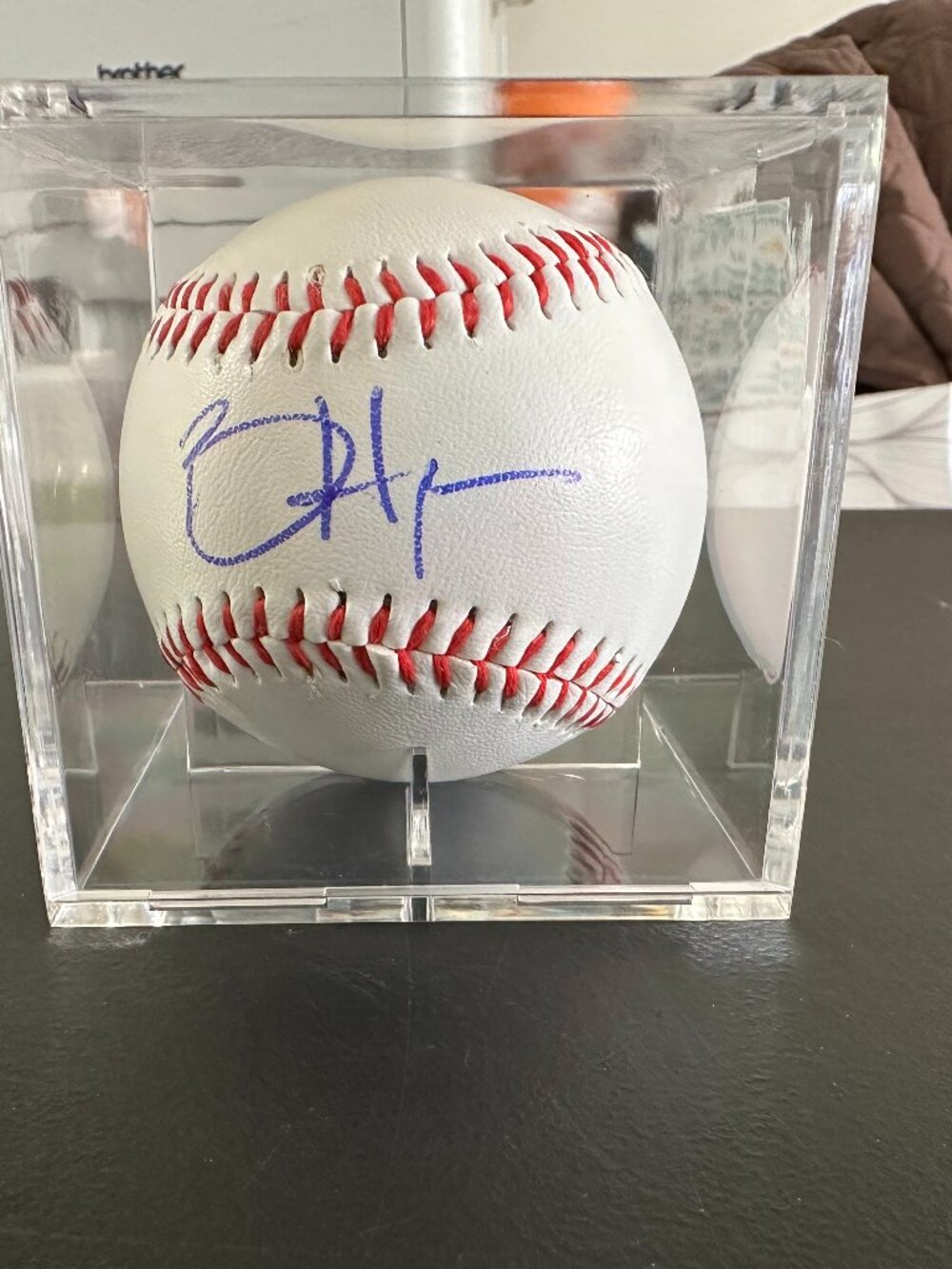 BRYCE HARPER HAND SIGNED PHILADELPHIA PHILLIES AUTOGRAPHED BASEBALL W/COA 7-2